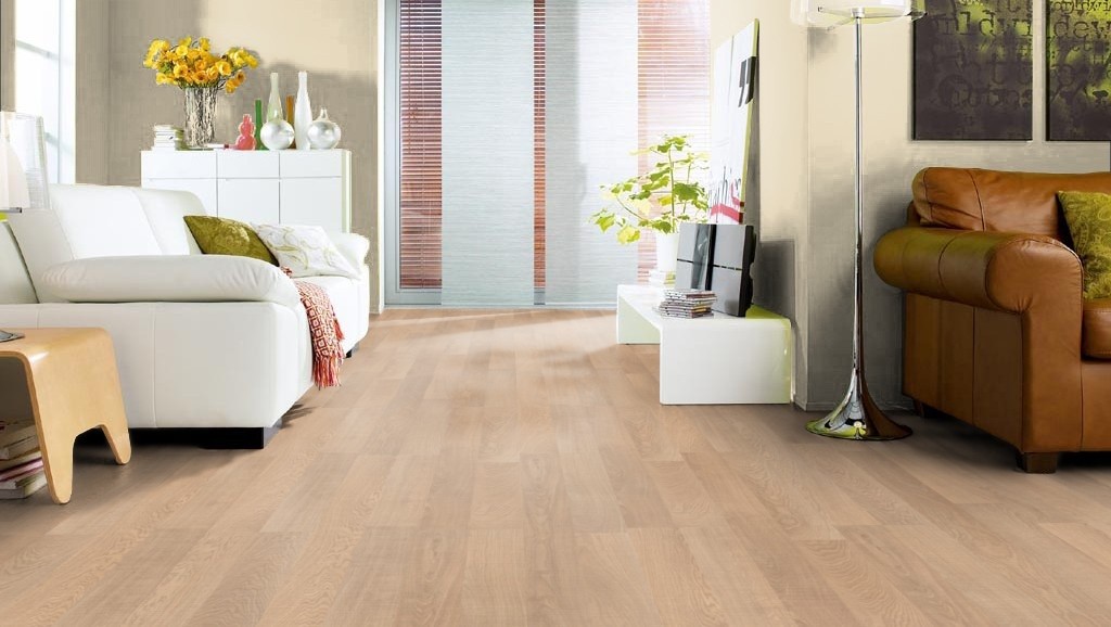 HARO Laminat Eiche hell sägerau 2-Stab | Tritty 100 | 31 m²-4018427319328