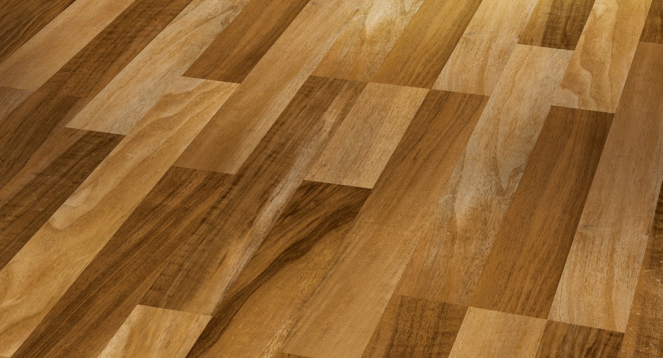 PARADOR Laminat Nussbaum natur Schiffsboden 3-Stab Feinholzstruktur | Click In | 24 m²-4014809153658