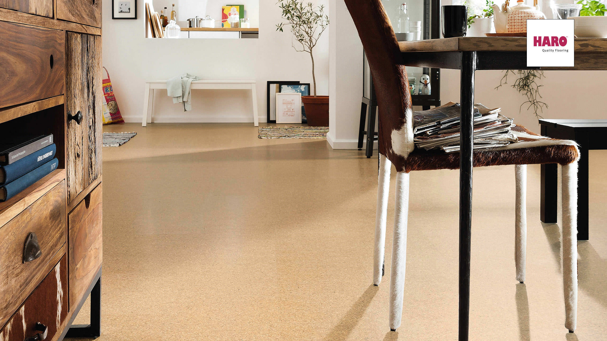 HARO Korkboden Sirio natur permaDur Top Connect | Corkett | 2. Wahl | 18 m²-