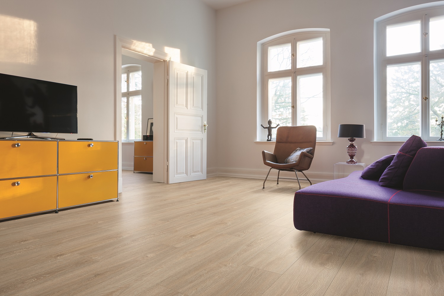 HARO Vinylboden Eiche Cornwall hell Landhausdiele | Sonderedition | 2. Wahl | 13 m²-4018427386511