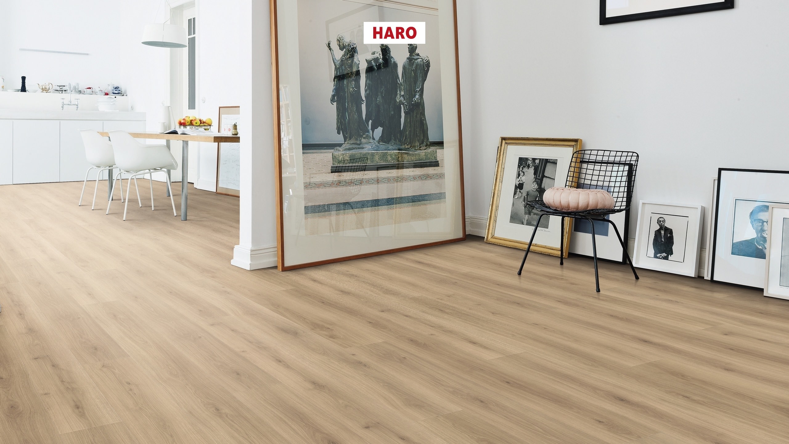 HARO Laminat Eiche Emilia puro Landhausdiele | Tritty 200 Aqua Gran Via | 2.Wahl | 34 m²-4018427458355
