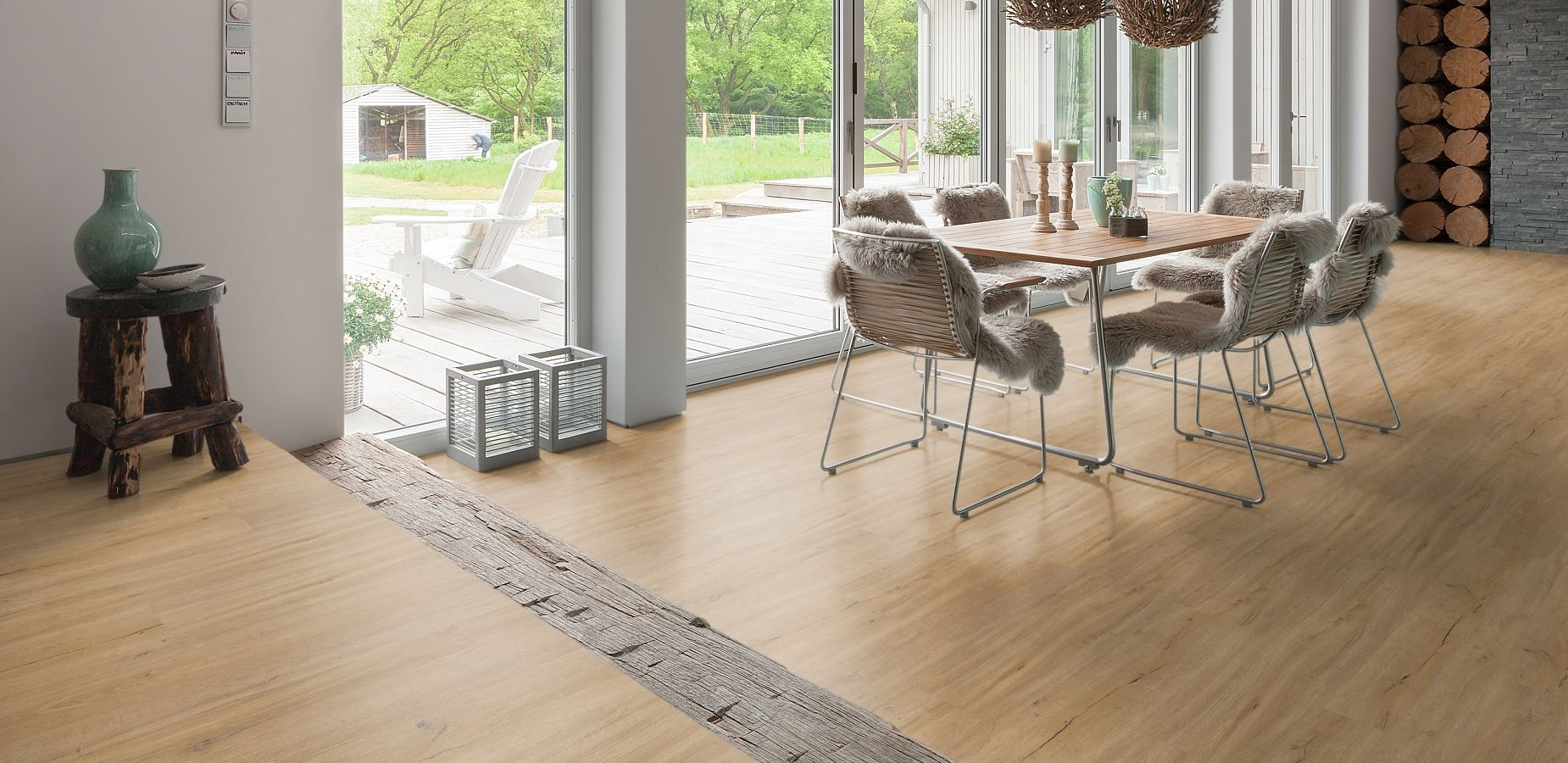 HARO Vinylboden Eiche Trentino natur Landhausdiele 4-seitige V-Fase | Sonderedition | 8 m²-#