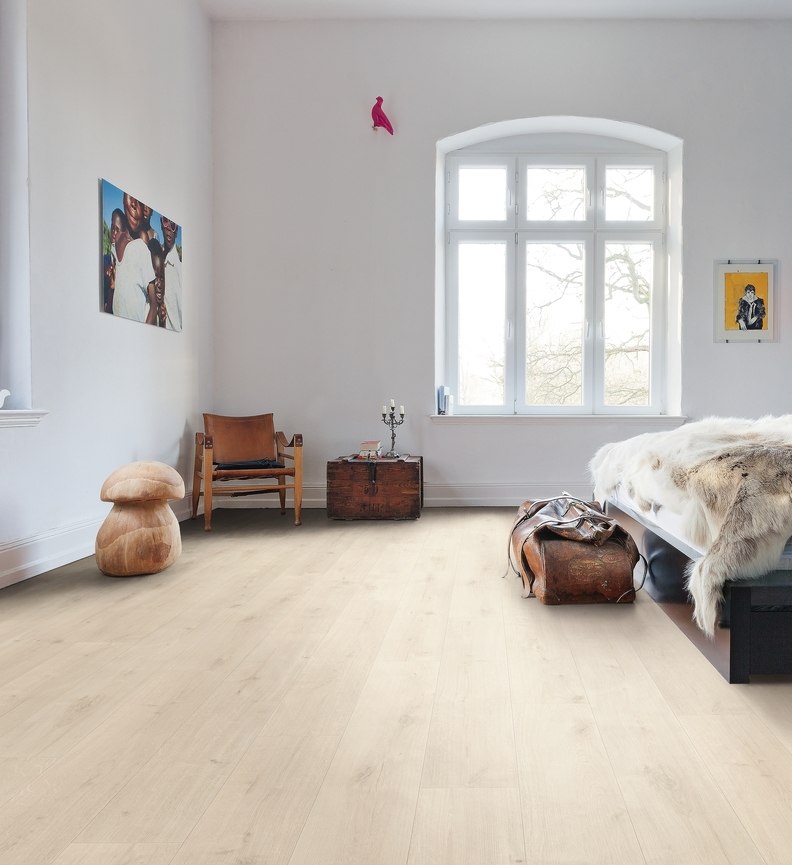HARO Laminat Eiche Savona weiß soft matt Landhausdiele 4V | Tritty 90 | 2.Wahl | 26 m²-4018427447908