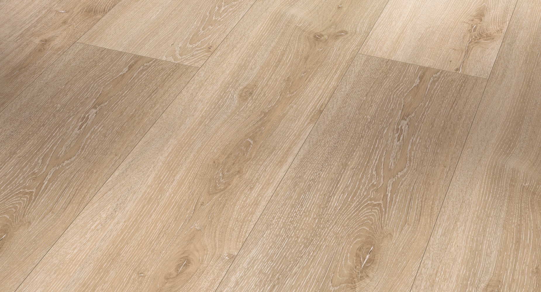PARADOR Vinylboden Eiche Royal hell gekälkt Holzstruktur 4-seitige Fase | Basic 30-4014809191582