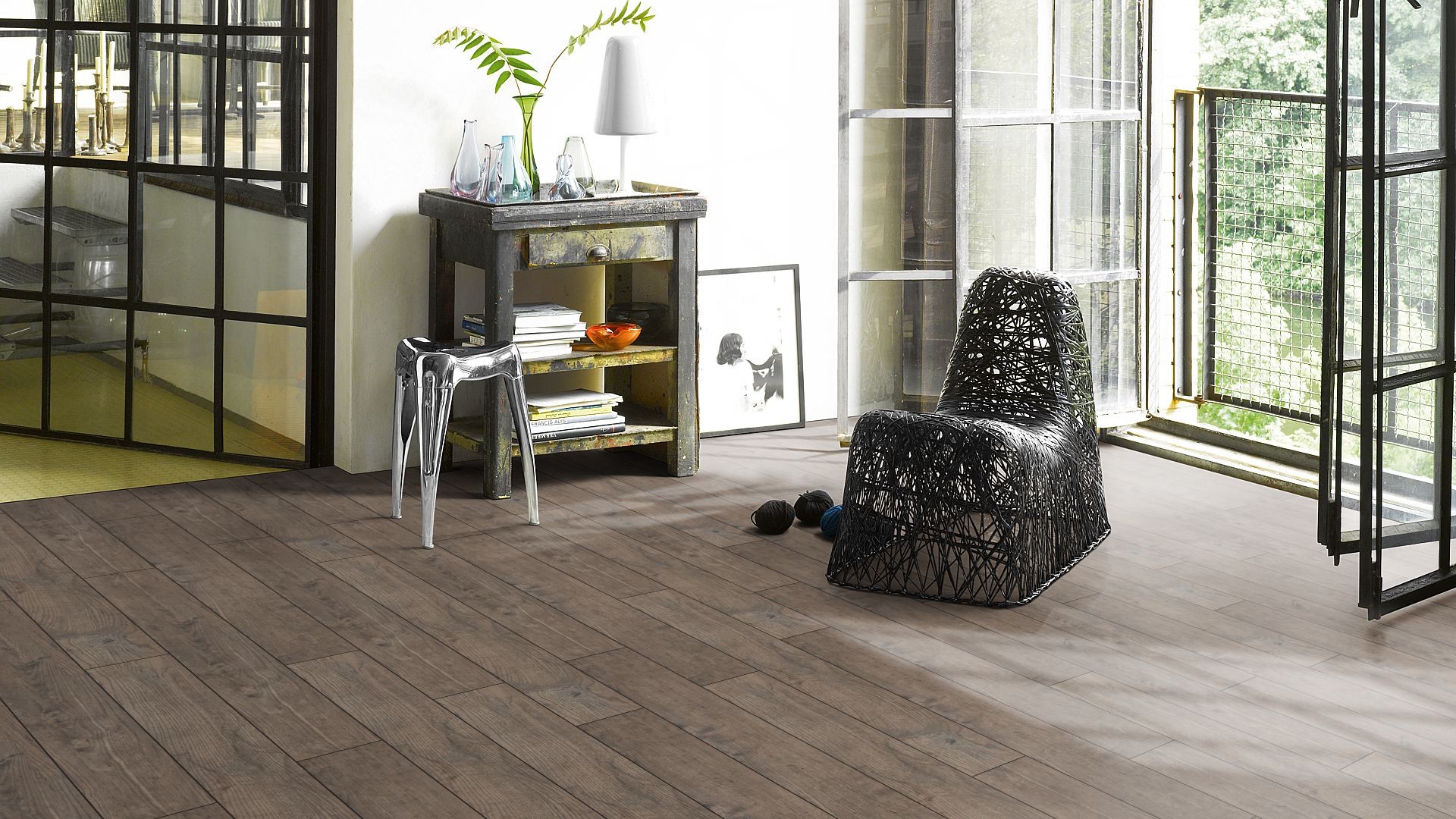 PARADOR Laminat Esche gealtert natur Landhausdiele 4-seitige V-Fuge | Trendtime 1-4014809150299