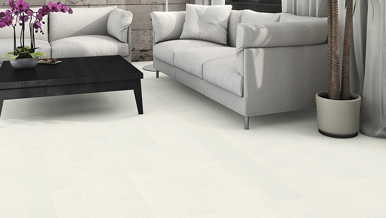 HARO Laminat Minimal White strukturiert Landhausdiele | Tritty 100 | 2.Wahl-4018427349813