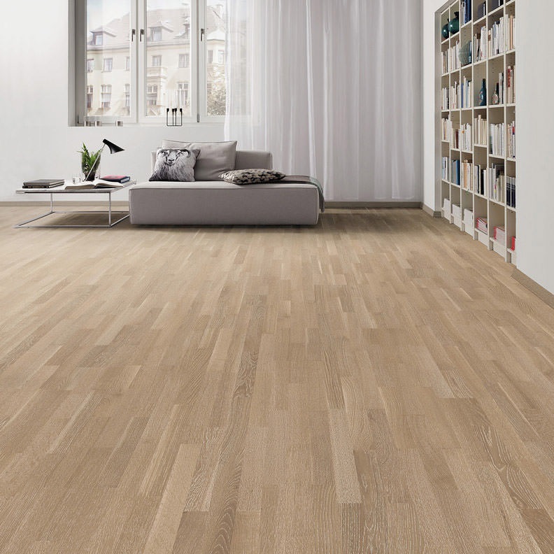 PARADOR Parkett Eiche gekälkt Schiffsboden 3-Stab lackversiegelt matt weiß | Sonderedition | 27 m²-4014809 guenstig bei bodenverkauf.de kaufen PARADOR Parkett Eiche gekälkt Schiffsboden 3-Stab lackversiegelt matt weiß | Sonderedition | 27 m²-4014809