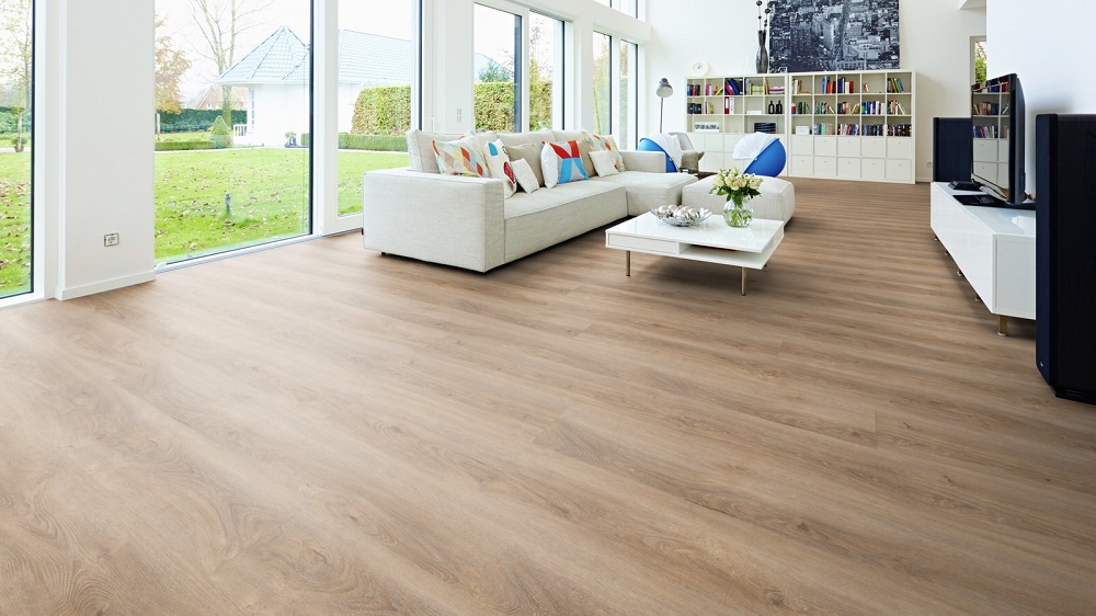 TER HÜRNE Vinylboden Eiche Malaga beigebraun Lange Landhausdiele G05 | Bright Choice Perform | 33 m²-4012853139918