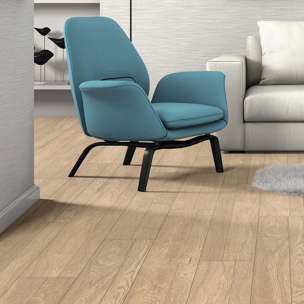 HARO Laminat Schlosseiche sand 2-Stab 4V Pore rustikal | Living | 14 m²-4018427386627