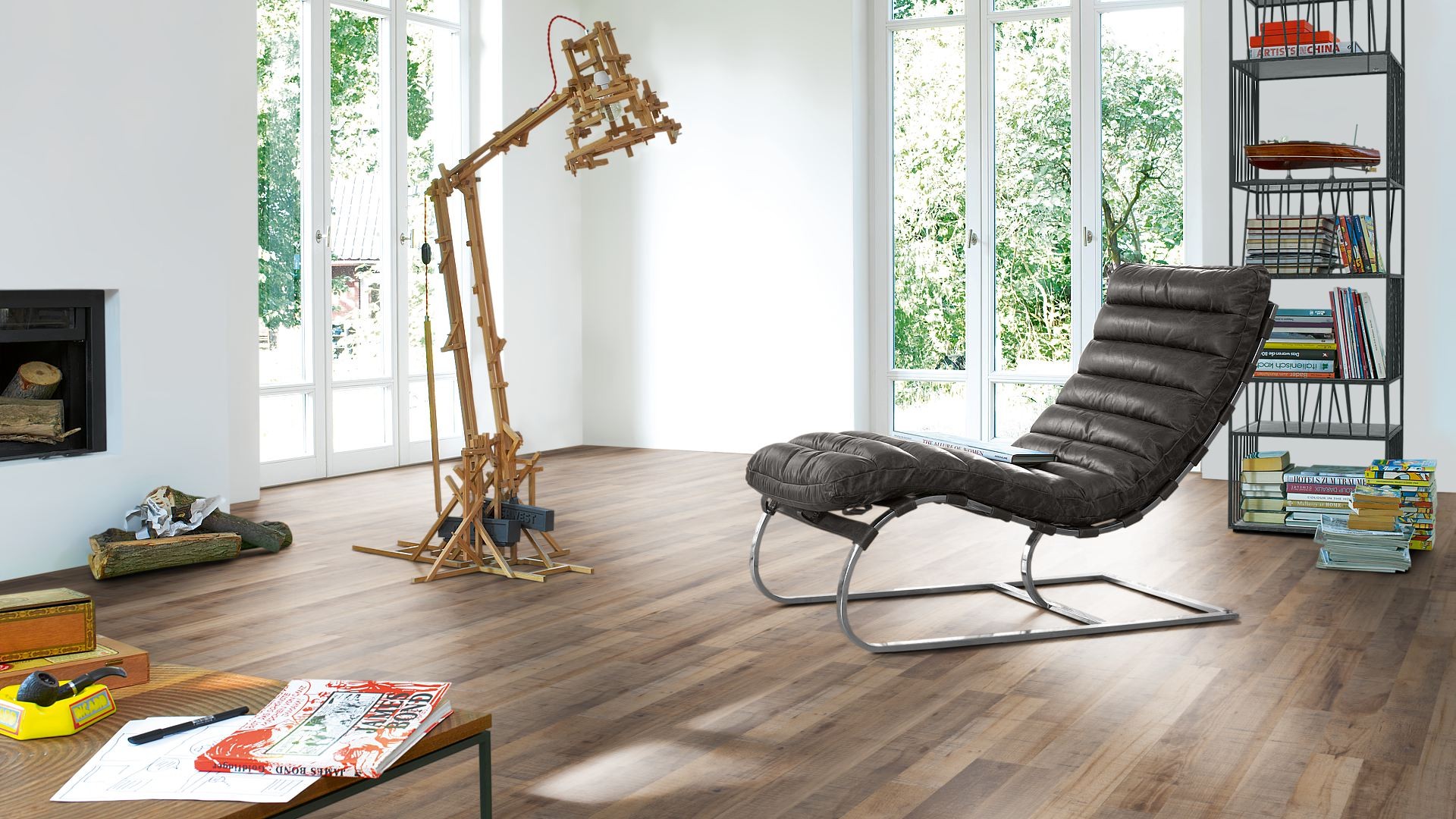 PARADOR Laminat Kastanie Vintage braun Schiffsboden 2-Stab Seidenmatte Struktur | Basic 400 | 28 m²-4014809170419