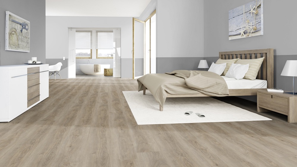 TER HÜRNE Vinylboden Eiche Minsk graubeige Lange Landhausdiele G08 | Bright Choice Perform | 10 m²-4012853139925