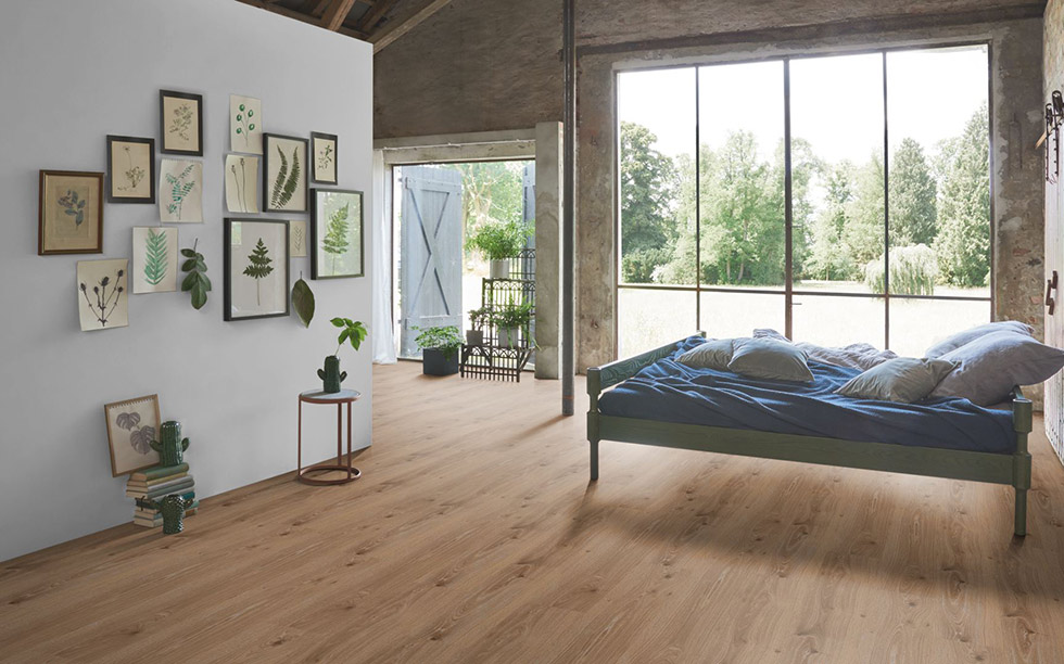 PARADOR Laminat Eiche dunkel gekälkt Landhausdiele Gebürstete Struktur | Urban 8-32 | 8,5 m²-4014809226475