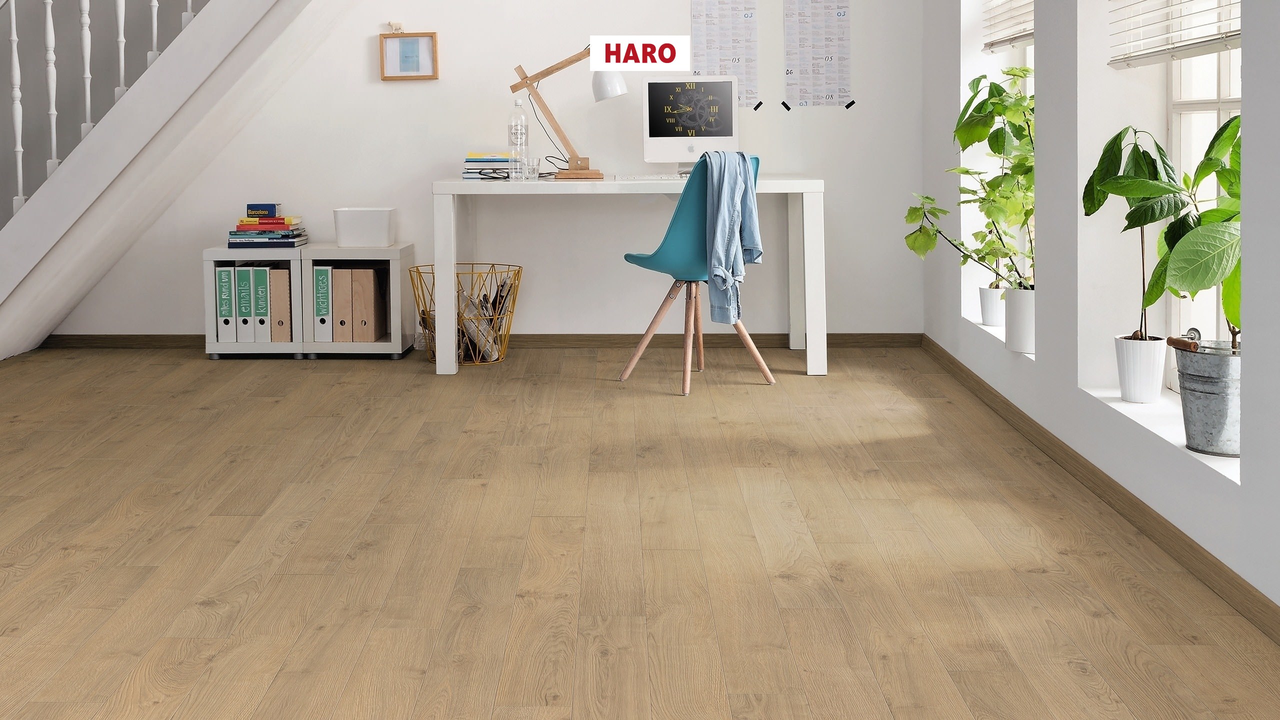 HARO Laminat Eiche Portland puro Landhausdiele | Tritty 100 Loft | 2.Wahl | 17,5 m²-4018427448141