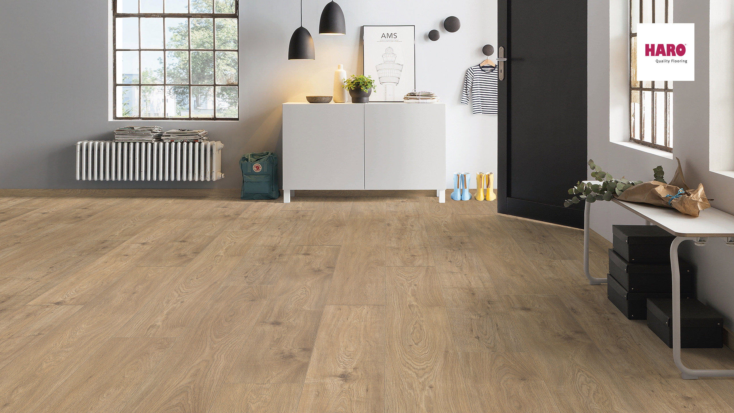 HARO Laminat Eiche Sicilia puro Landhausdiele 4V | Tritty 200 Aqua Gran Via | 2.Wahl | 6 m²-4018427426965