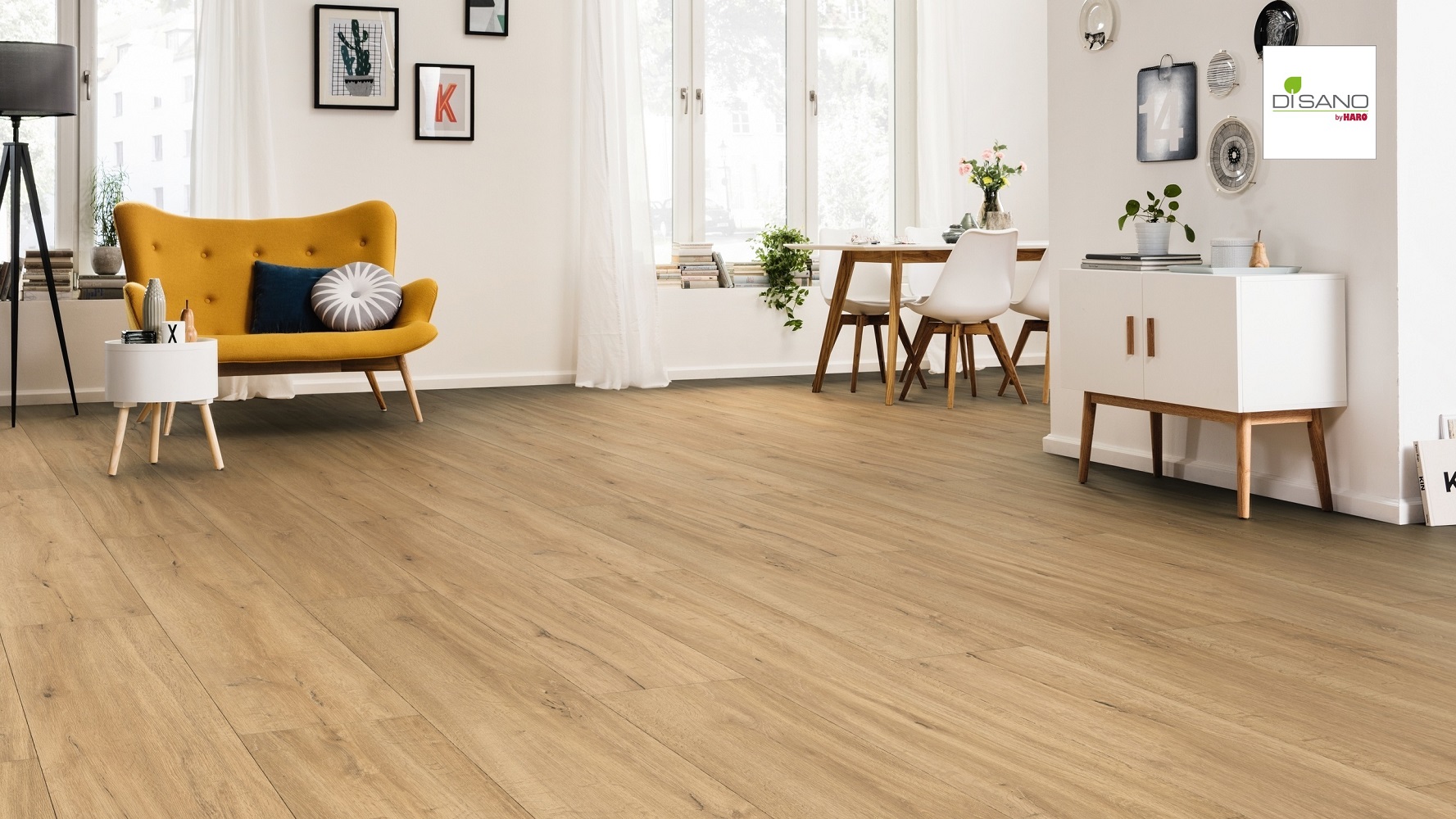 HARO Designboden Eiche Columbia natur Landhausdiele 4VM | DISANO SmartAqua | 2. Wahl | 15 m²-4018427433321