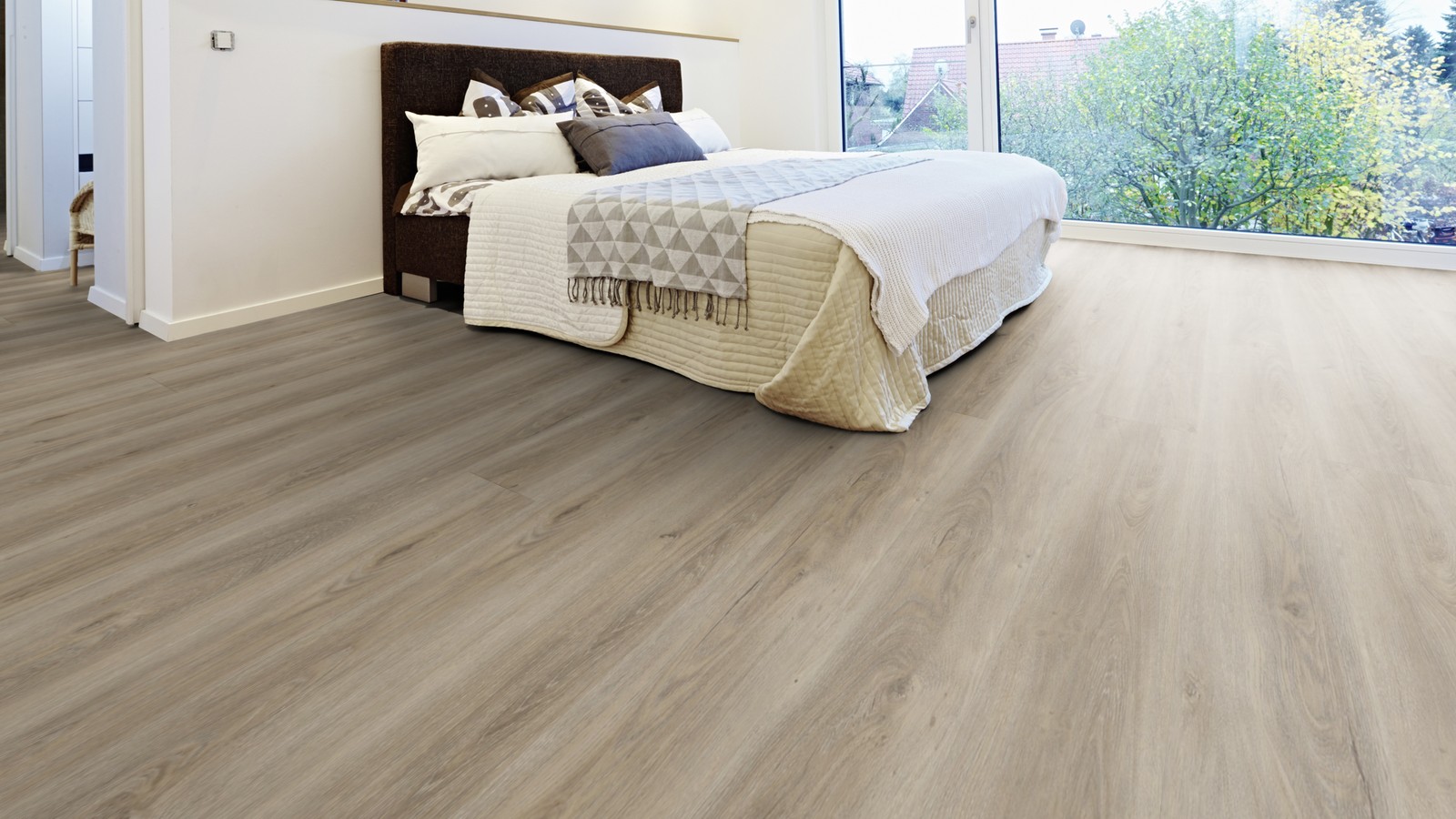 TER HÜRNE Vinylboden Eiche Minsk graubeige Lange Landhausdiele G08 | Bright Choice | 15 m²-4012853110566
