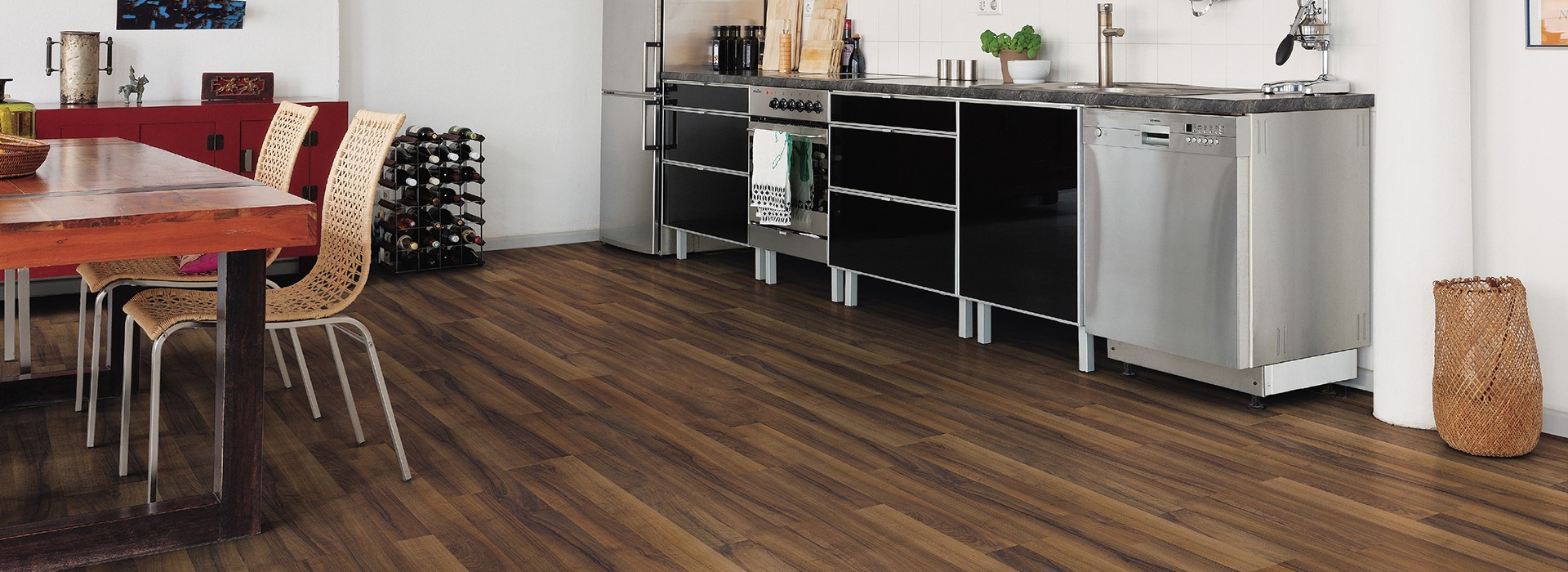 HARO Laminat Nussbaum Comfort glatt matt 2-Stab | Tritty 75 | 2.Wahl-4018427310462
