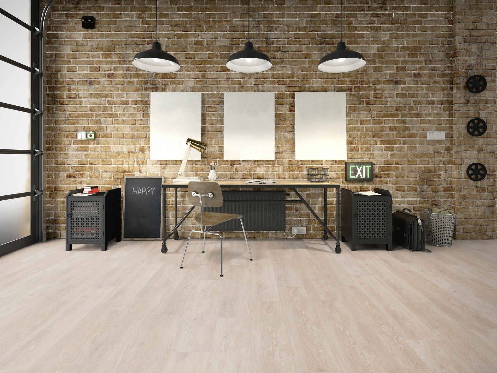 TER HÜRNE Vinylboden Eiche Viborg beige Landhausdiele F02 | Pure Choice Compact | 35 m²-4012853110801
