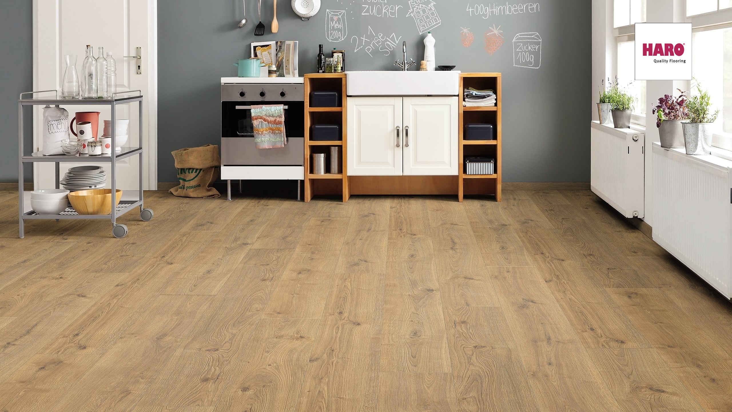 HARO Laminat Eiche Portland natur Landhausdiele | Tritty 100 Gran Via | 2.Wahl | 13 m²-4018427376611