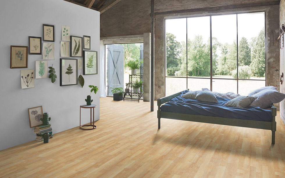 PARADOR Laminat Ahorn Schiffsboden 3-Stab Holzstruktur | Click In-4014809153689