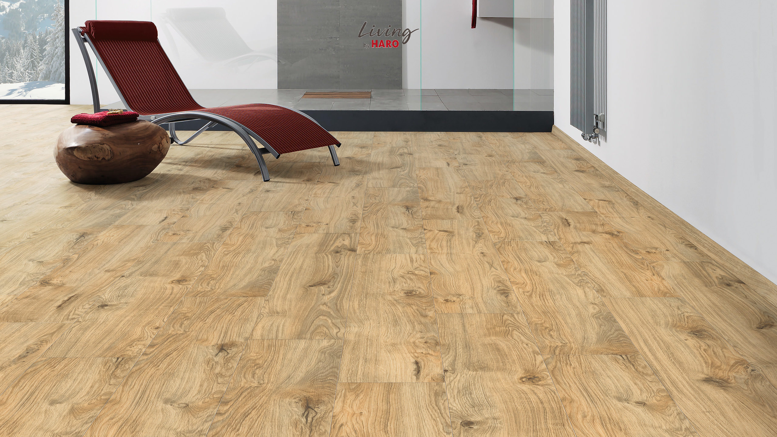 HARO Designboden Eiche Alba strukturiert Landhausdiele 4VM | HydroStar HARO Designboden Eiche Alba strukturiert Landhausdiele 4VM | HydroStar