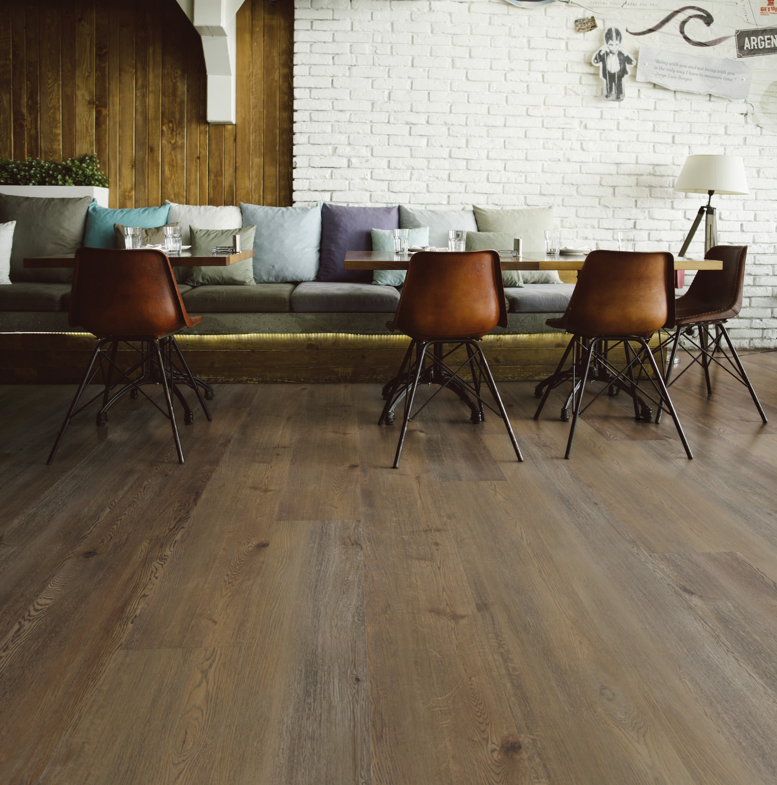 TER HÜRNE Design-Vinylboden Eiche Cambridge dunkelbraun I03 | Straight Choice Compact | 15 m²-4012853128585