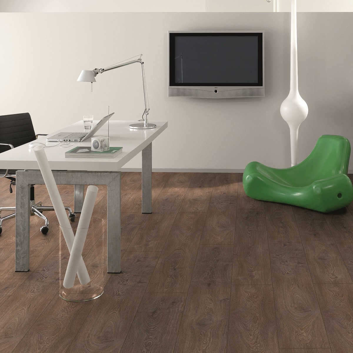 TER HÜRNE Laminat Eiche englischbraun Landhausdiele | Courage Line | 8,5 m²-4012853095016