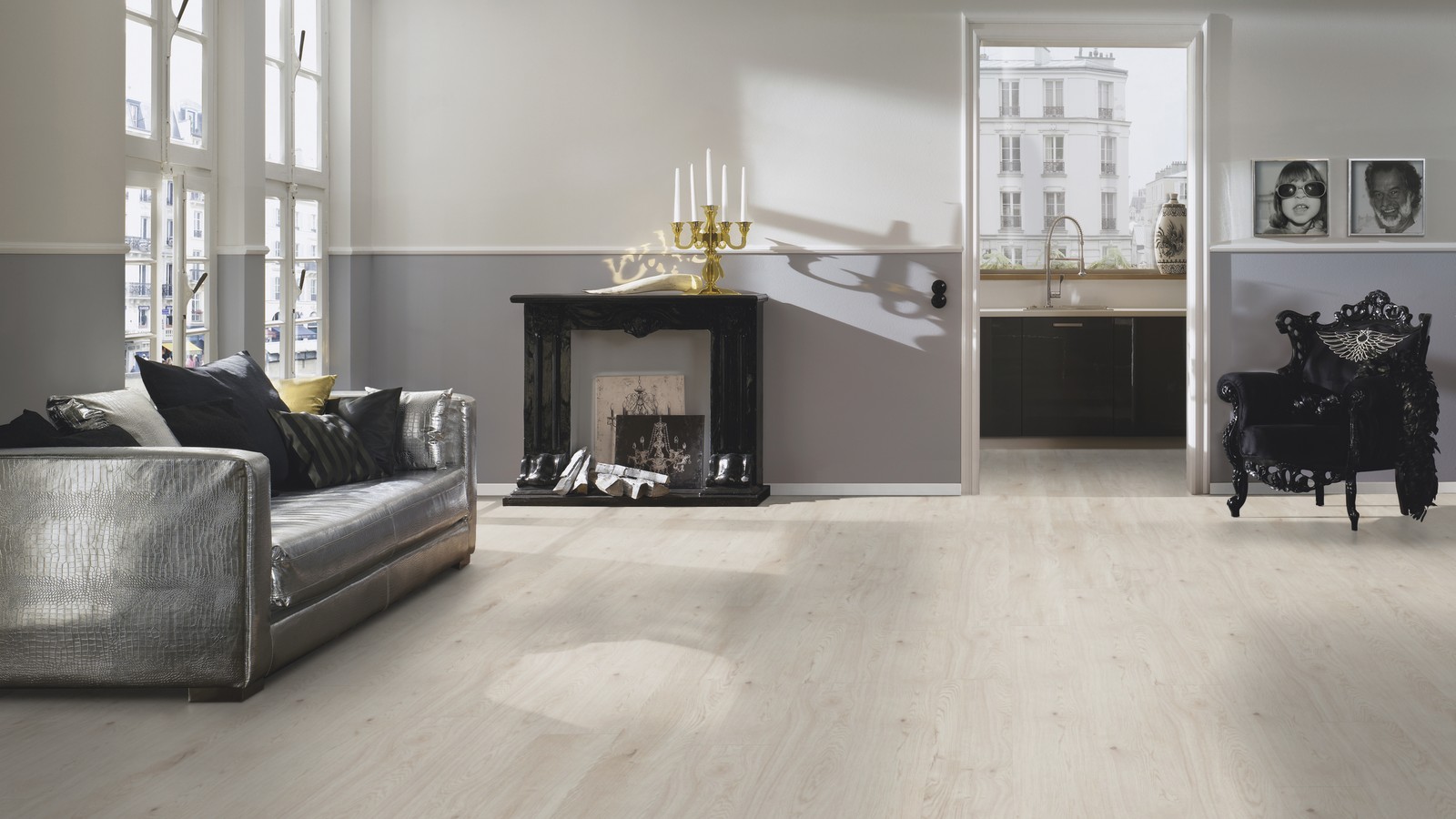 TER HÜRNE Vinylboden Eiche Skagen weiß Lange Landhausdiele F01 | Pure Choice | 26 m²-4012853128547
