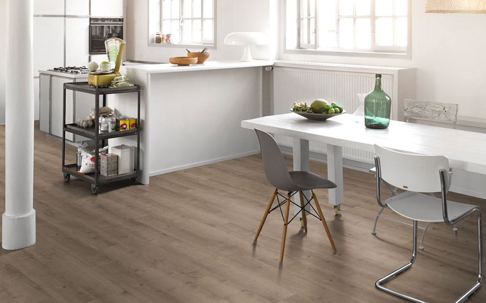 PARADOR Vinylboden Eiche Pure perlgrau Landhausdiele 4-seitige Fase | Modular ONE-4014809192213