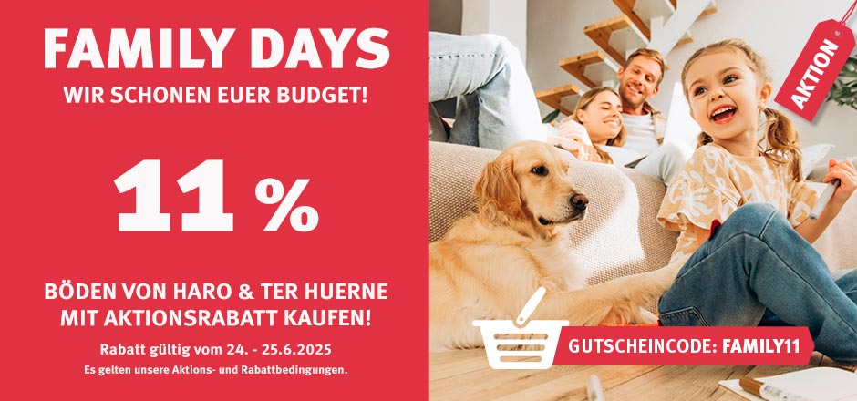 Aktion Haro und Ter Hürne Böden mit 11% Rabatt