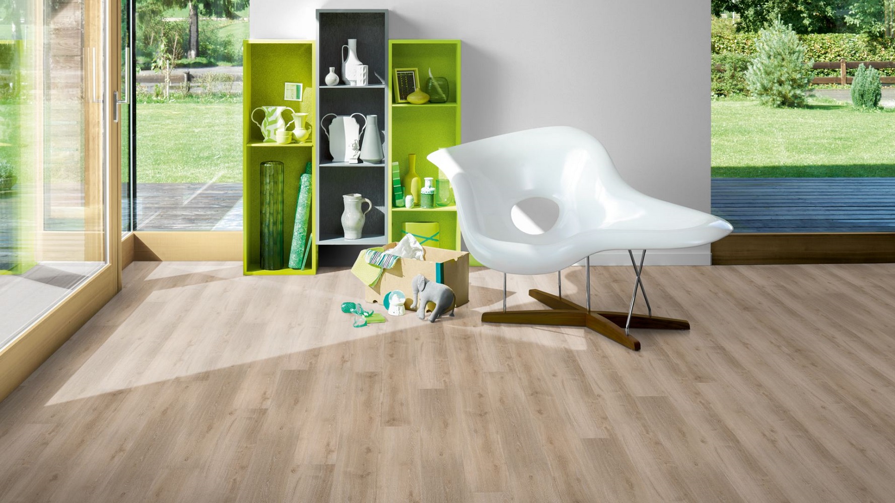 PARADOR Vinylboden Eiche Royal hell gekälkt Holzstruktur 4-seitige Fase | Basic 30-4014809191582