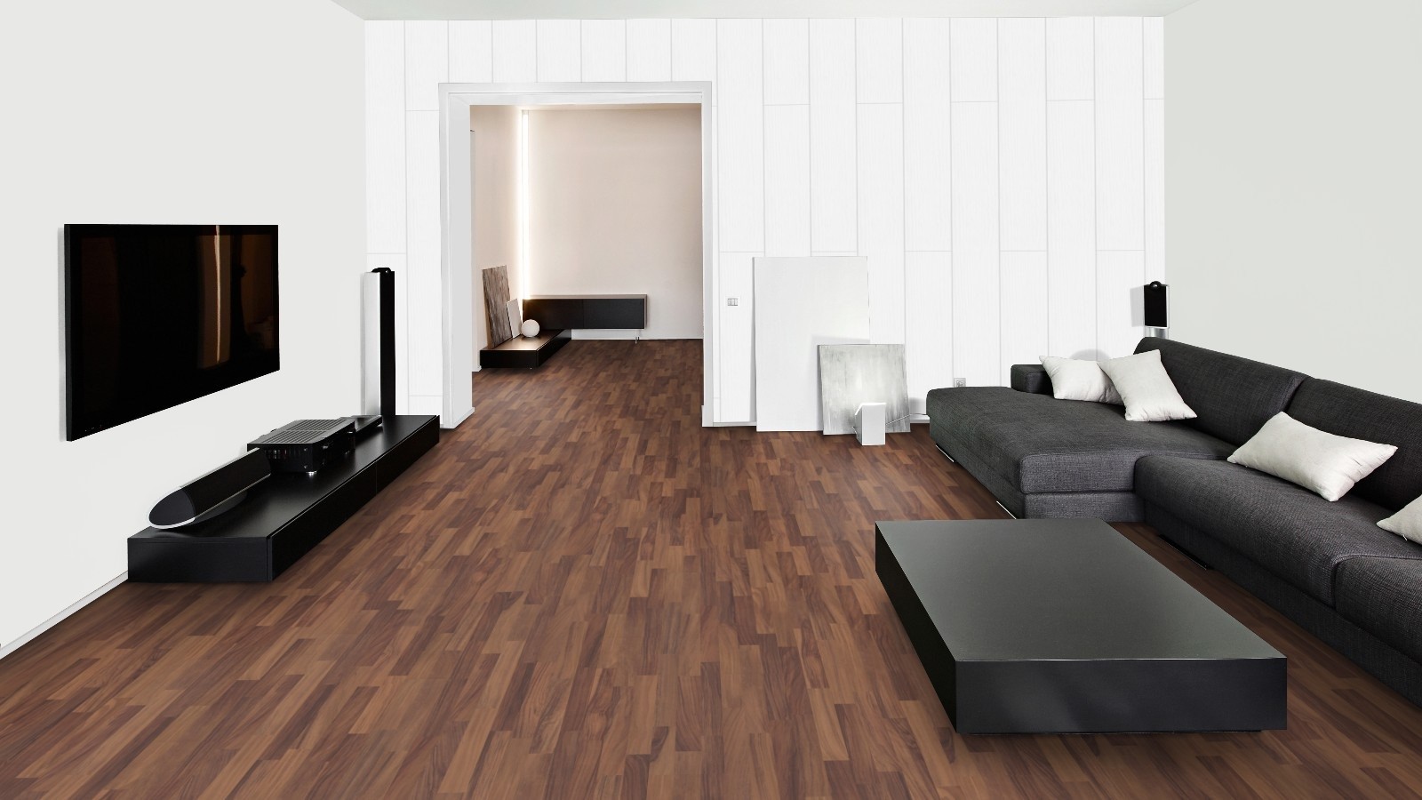 GRÜNDORF Laminat Nussbaum motion Schiffsboden 3-Stab | Trendfloor Plus | 23 m²-4024895026392 guenstig bei bodenverkauf.de kaufen GRÜNDORF Laminat Nussbaum motion Schiffsboden 3-Stab | Trendfloor Plus | 23 m²-4024895026392