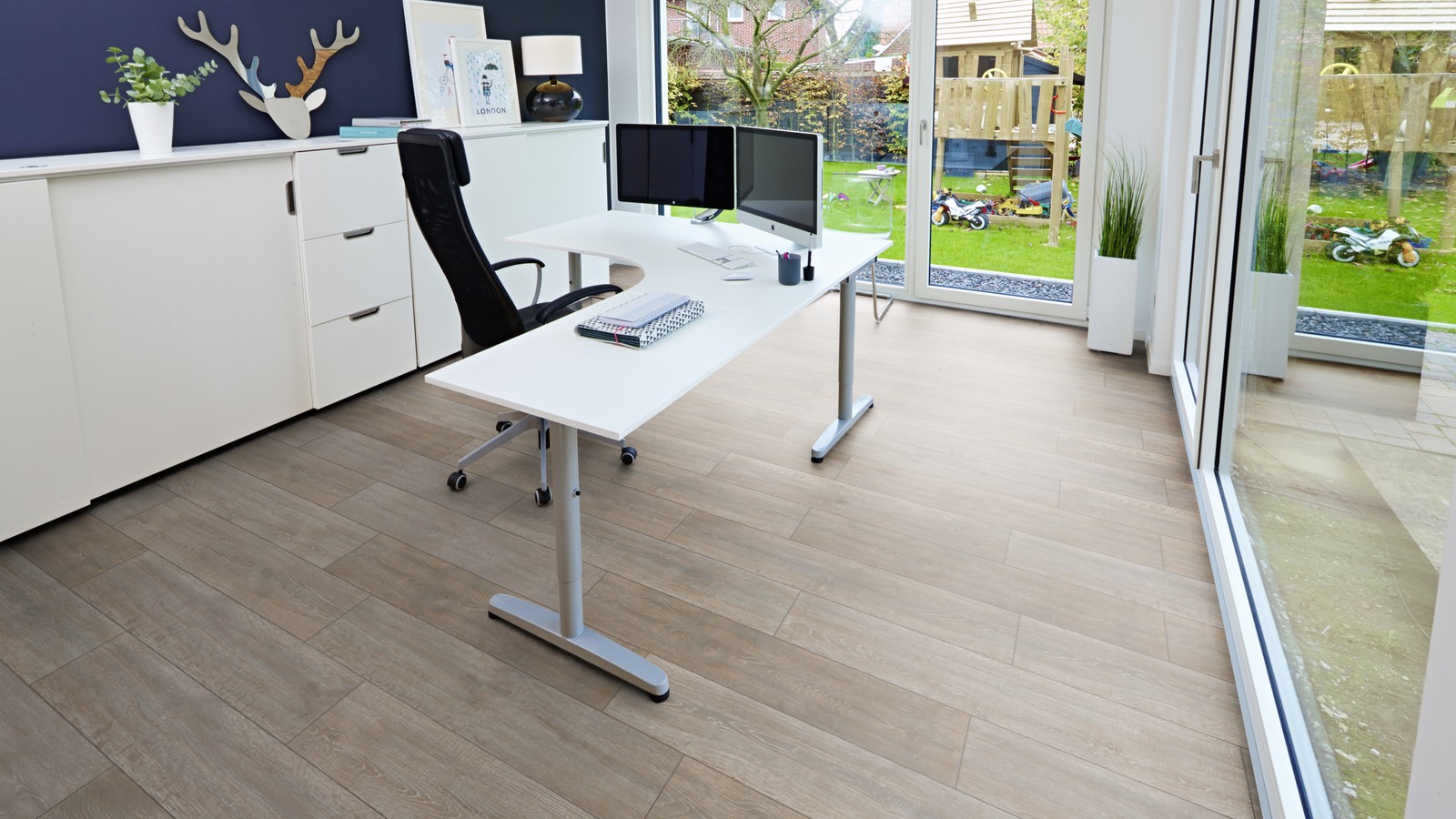 TER HÜRNE Laminat Eiche Irish Pub Landhausdiele breit 4-seitige V-Fuge | Trend Line | 24 m²-4012853133244