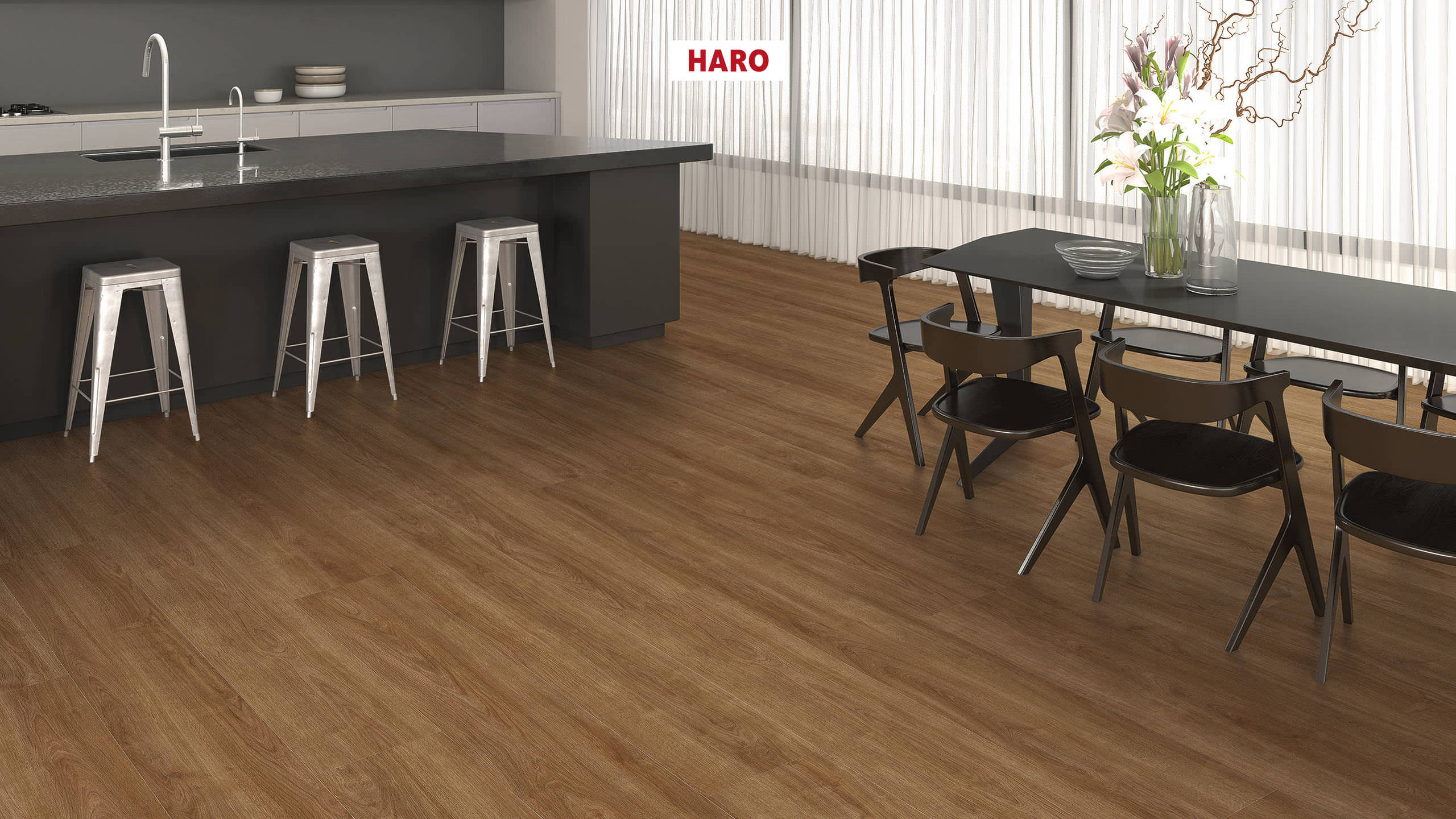 HARO Laminat Eiche Eleganza natur authentic Landhausdiele 4V | Tritty 200 Aqua Gran Via | 2.Wahl-4018427476052