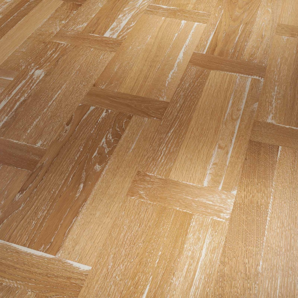 PARADOR Parkett Eiche weiß Vintage Flechtmuster naturgeölt | Trendtime 9-4014809162544 guenstig bei bodenverkauf.de kaufen PARADOR Parkett Eiche weiß Vintage Flechtmuster naturgeölt | Trendtime 9-4014809162544