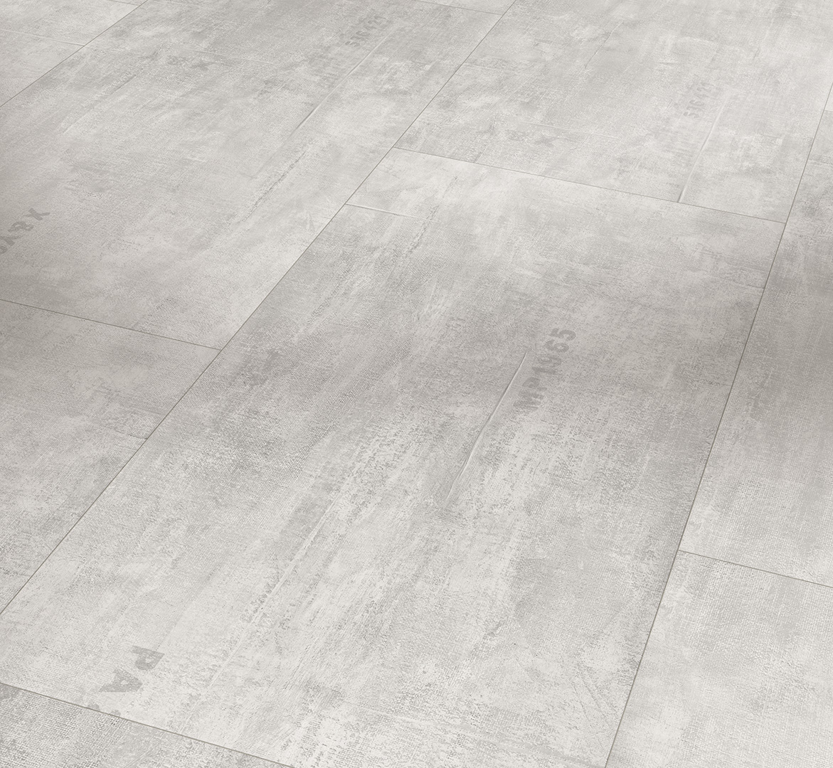 PARADOR Vinylboden Industrial Canvas white Mineralstruktur 4-seitige Fase | Trendtime 5-4014809240754