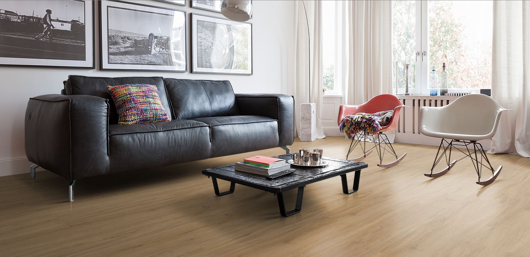 HARO Vinylboden Eiche Trentino natur Landhausdiele 4-seitige V-Fase | Sonderedition | 8 m²-#