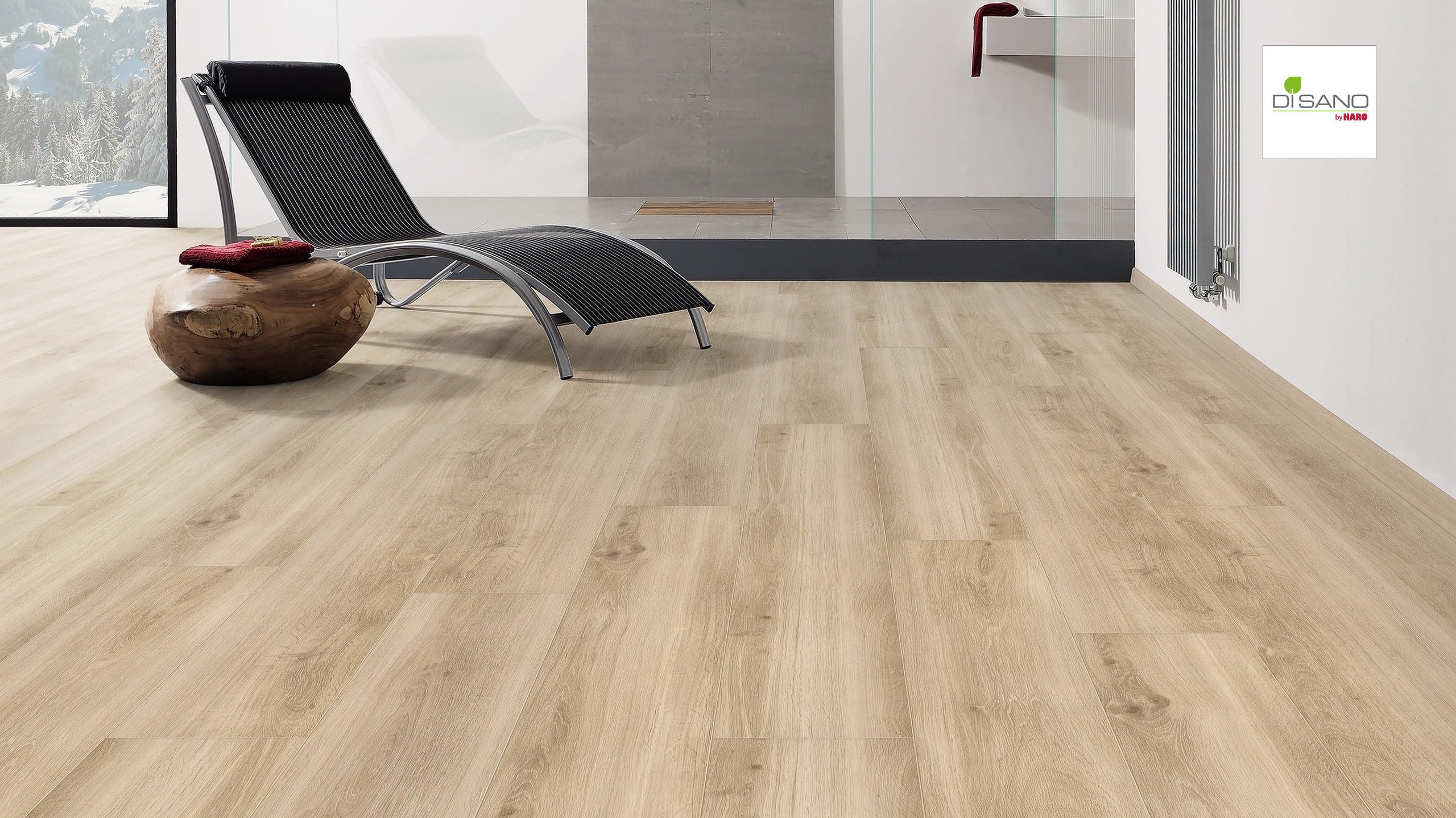 HARO Designboden Lichteiche Landhausdiele XL 4-seitige V-Fase | DISANO Classic | 2. Wahl | 19 m²-4018427415013