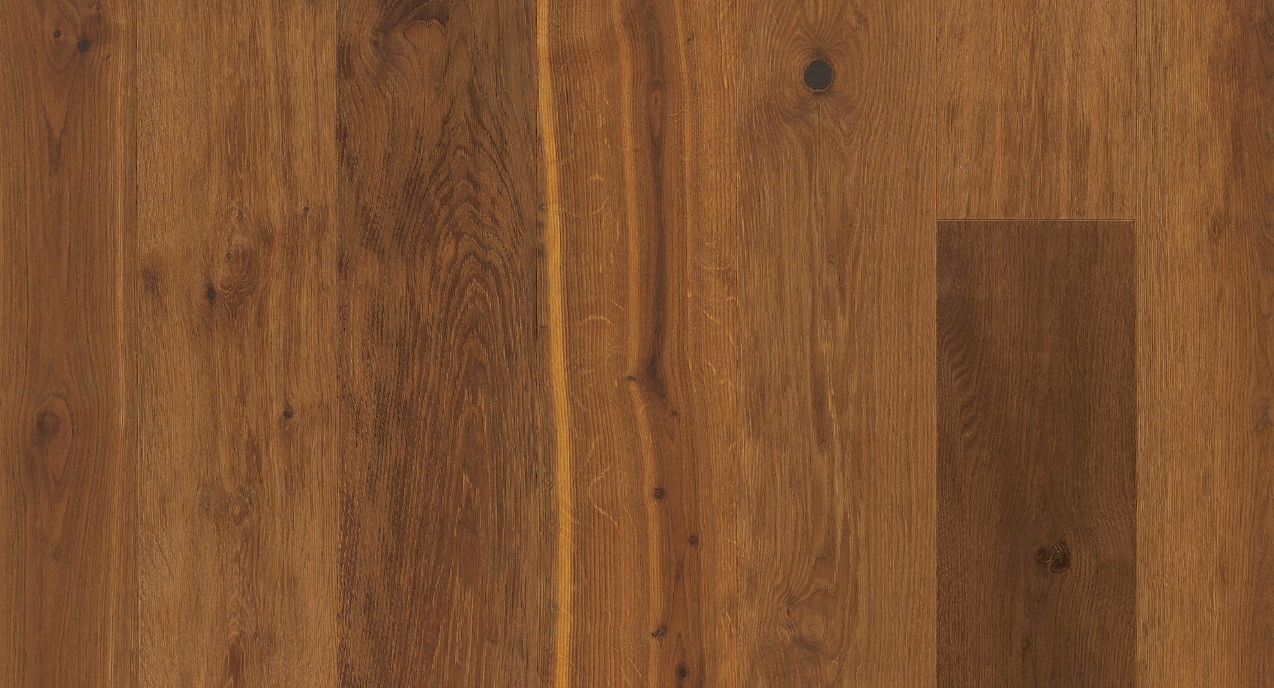 PARADOR Parkett Thermoeiche medium gebürstet Landhausdiele naturgeölt 4-seitige Fase | Classic 3060-4014809203285