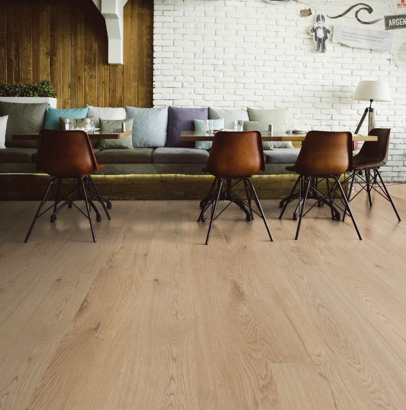 TER HÜRNE Vinylboden Eiche Dublin braun Lange Landhausdiele G02 | Bright Choice Compact-4012853128530