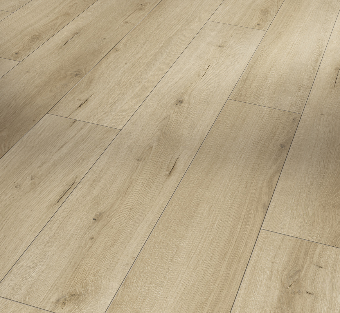 PARADOR Laminat Eiche Loft pure Landhausdiele 4-seitige V-Fuge | Classic 1050 | 31 m²-4014809238355