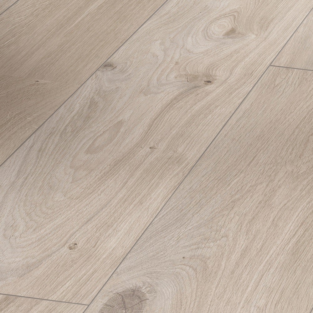 PARADOR Laminat Eiche naturgrau Landhausdiele Seidenmatte Struktur 4-seitige V-Fuge | Basic 200-4014809170617