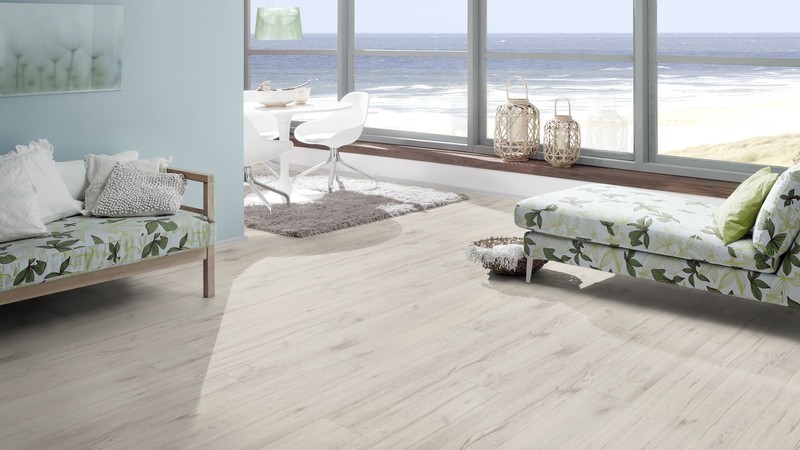 TER HÜRNE Vinylboden Eiche Trondheim weiß Lange Landhausdiele A01a | Pure Choice | 38 m²-4012853119620