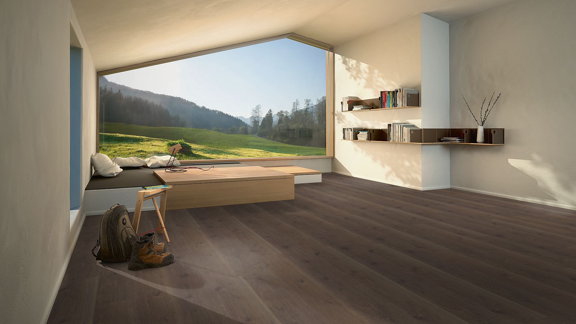 PARADOR Laminat Eiche chocolate Landhausdiele 4-seitige Mini-V-Fuge | Eco Balance | 2. Wahl-4014809141167
