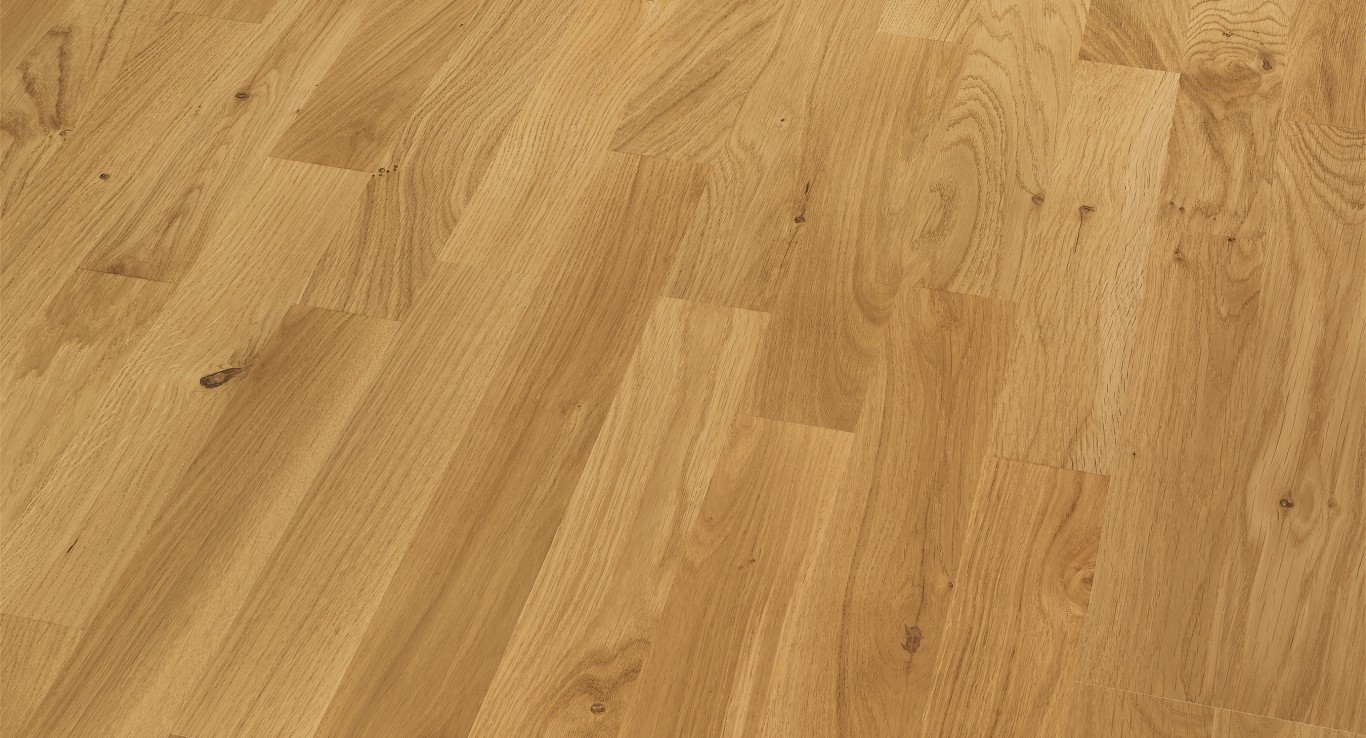 PARADOR Parkett Eiche Living Schiffsboden 3-Stab lackiert | 2.Wahl | 12 m²- guenstig bei bodenverkauf.de kaufen PARADOR Parkett Eiche Living Schiffsboden 3-Stab lackiert | 2.Wahl | 12 m²-