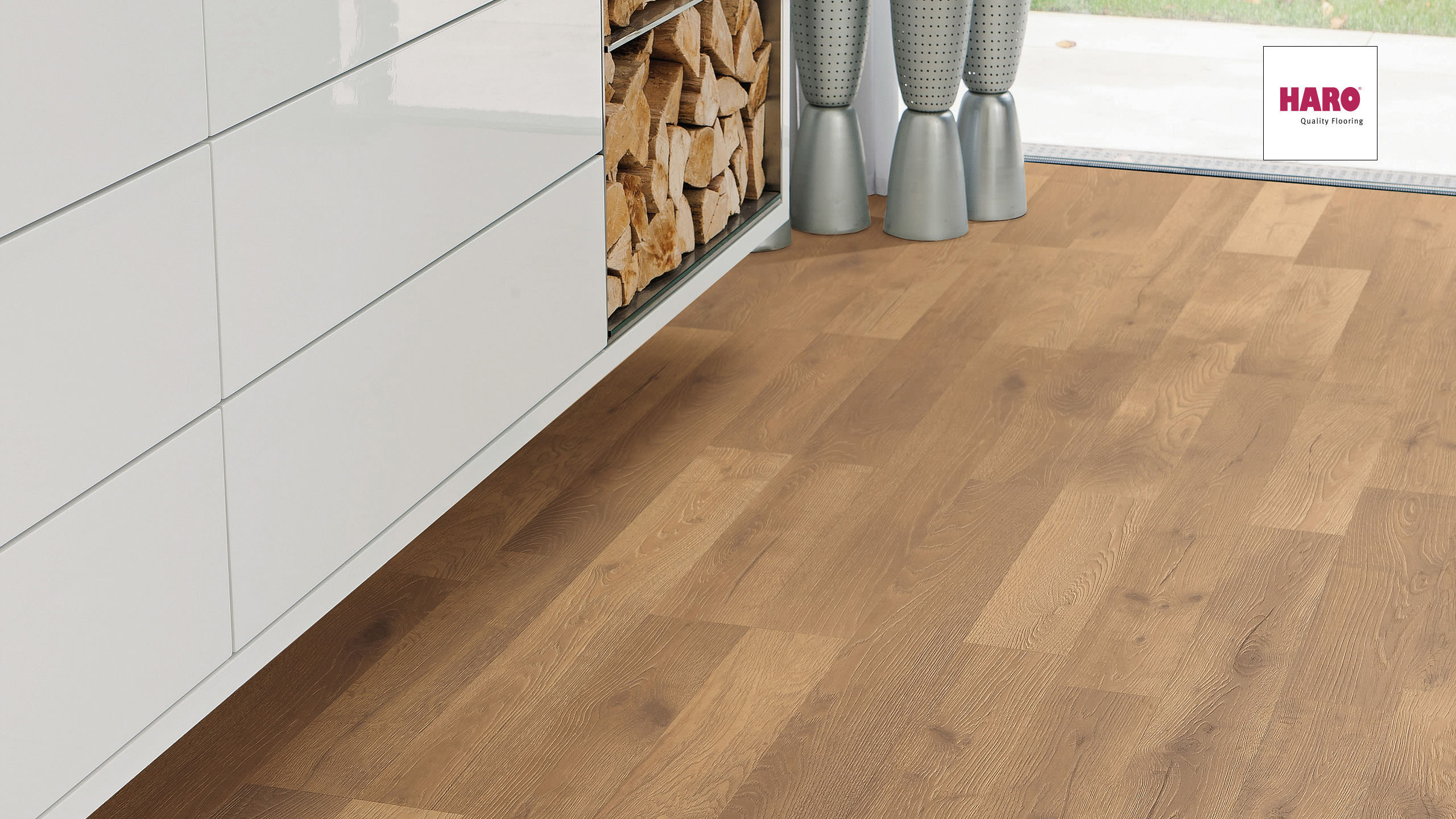 HARO Laminat Eiche Artico cognac authentic 2-Stab | Tritty 100 | 2.Wahl | 26 m²-4018427376963