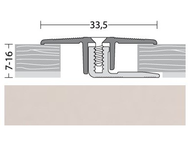 PRINZ Übergangsprofil Aluminium Silber 90 cm-4012406207248