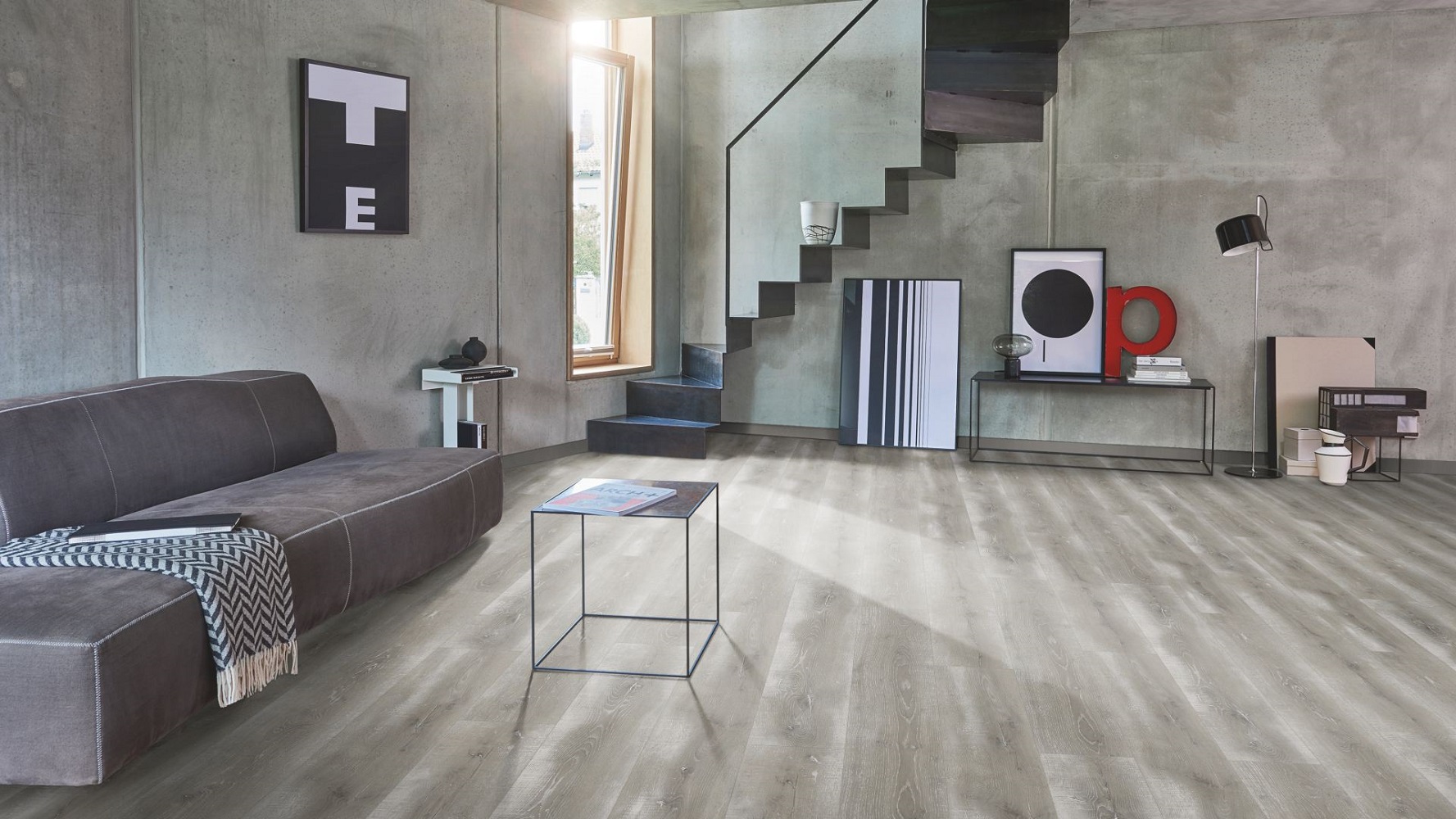 PARADOR Laminat Eiche Vintage grau Landhausdiele Antikmattstuktur | Basic 200 M4V | 24 m²-4014809183945