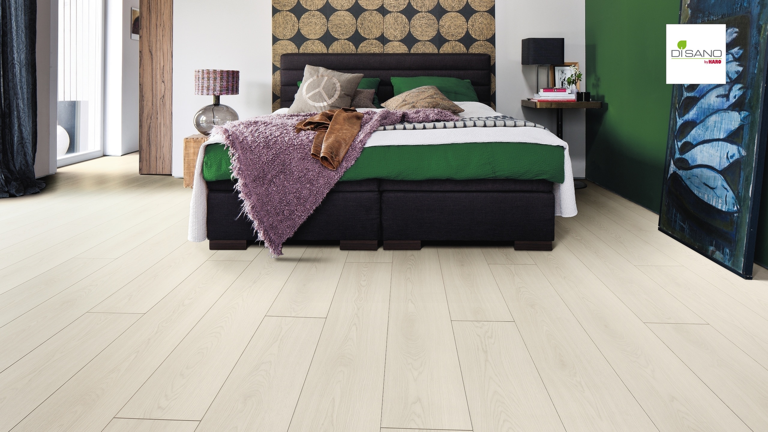 HARO Designboden Eiche weiß Landhausdiele XL | DISANO Classic Aqua | 2. Wahl | 14 m²-4018427414979