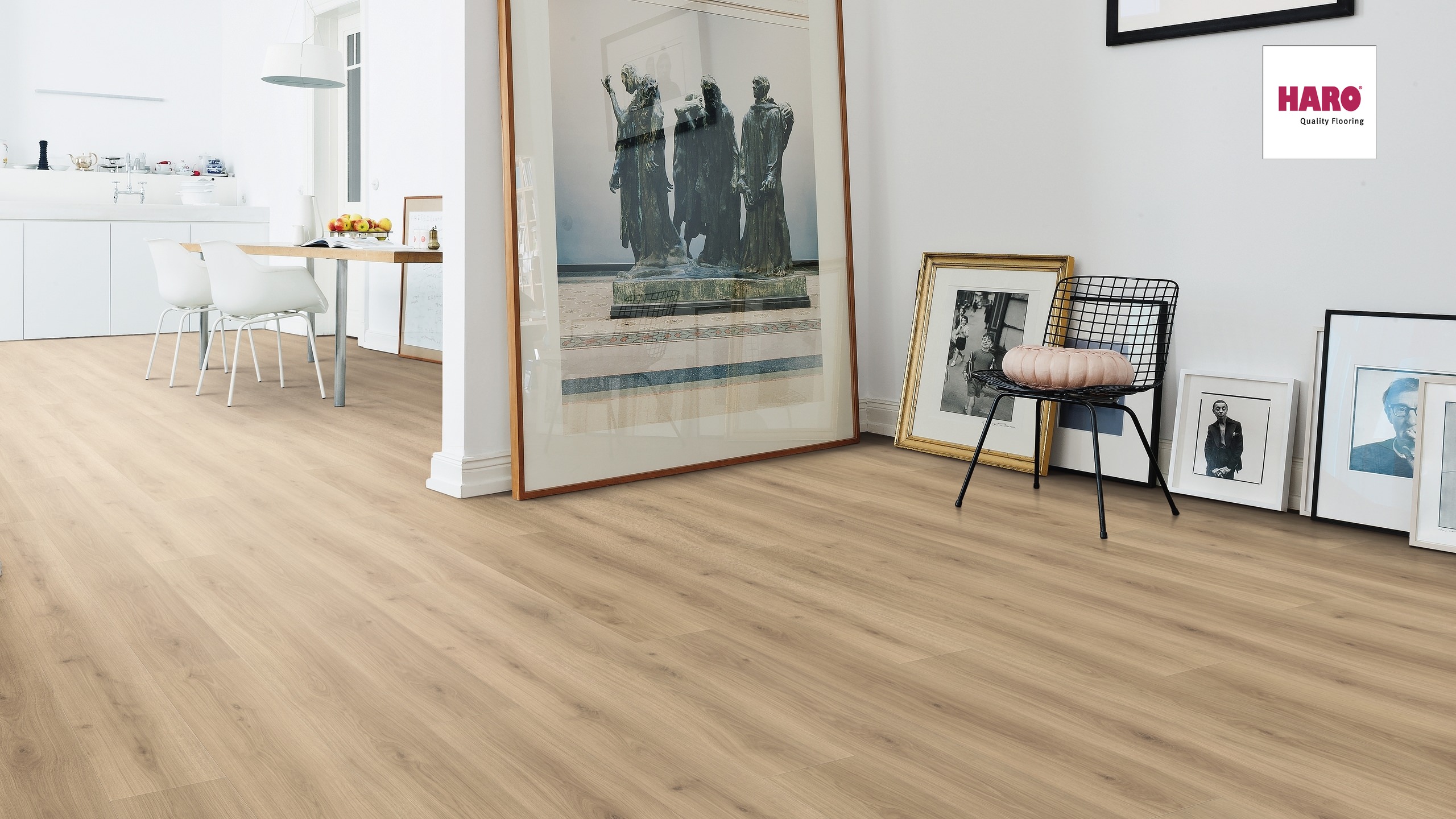 HARO Laminat Eiche Emilia puro authentic soft Landhausdiele 4V | Tritty 100 Gran Via | 2.Wahl-4018427448233